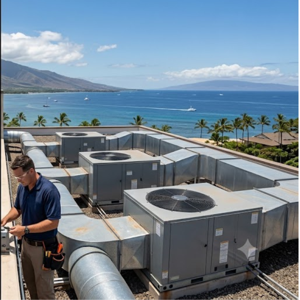 AC maintenance for Maui vacation rentals
